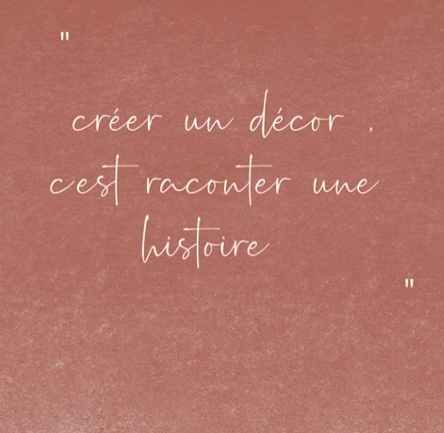 créer un décor , c’est raconter une histoire