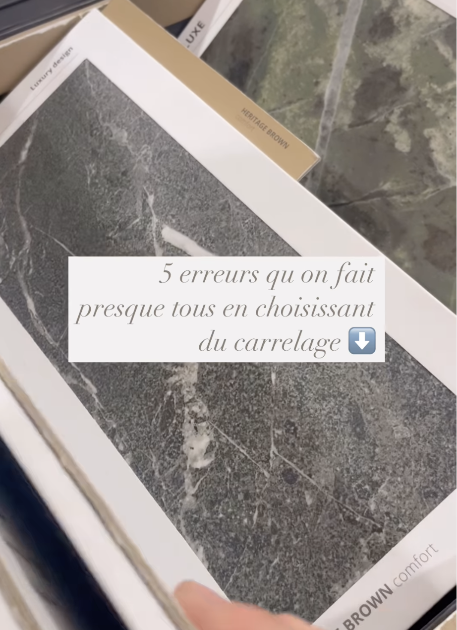 Choix carrelage : les erreurs à éviter !