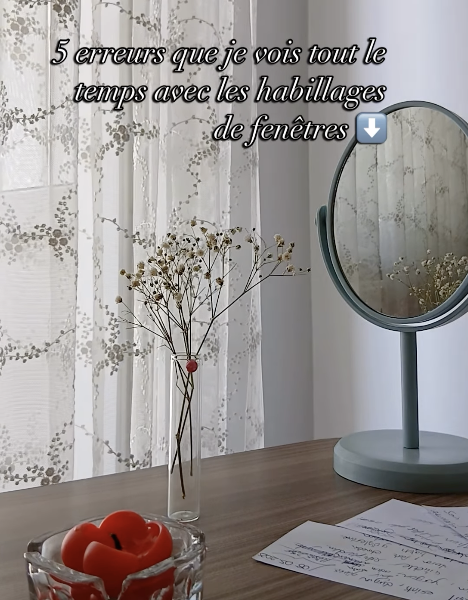 Erreurs décoration aux fenêtres