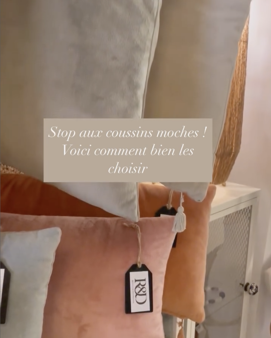 Bien choisir ses coussins !