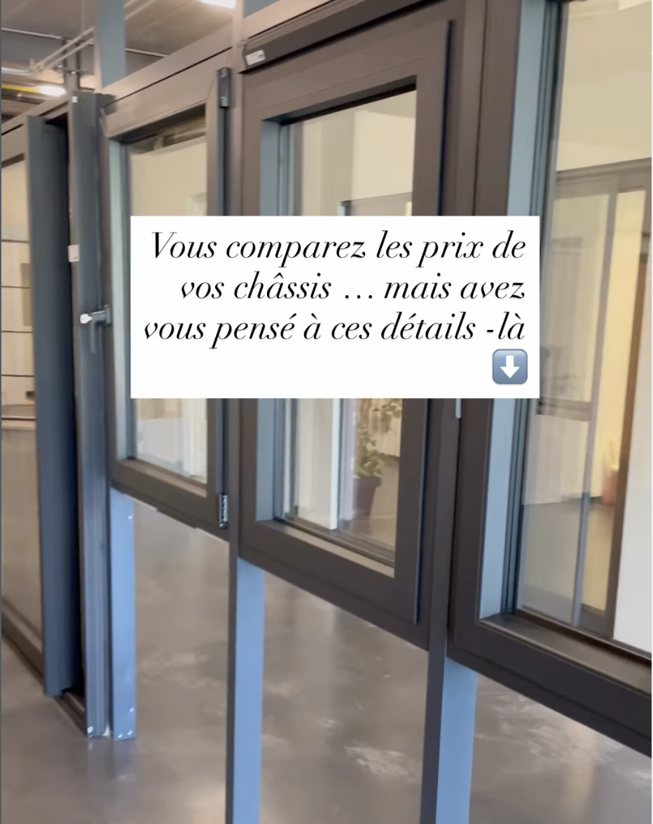 Choix ses châssis, quel impact sur votre intérieur ?