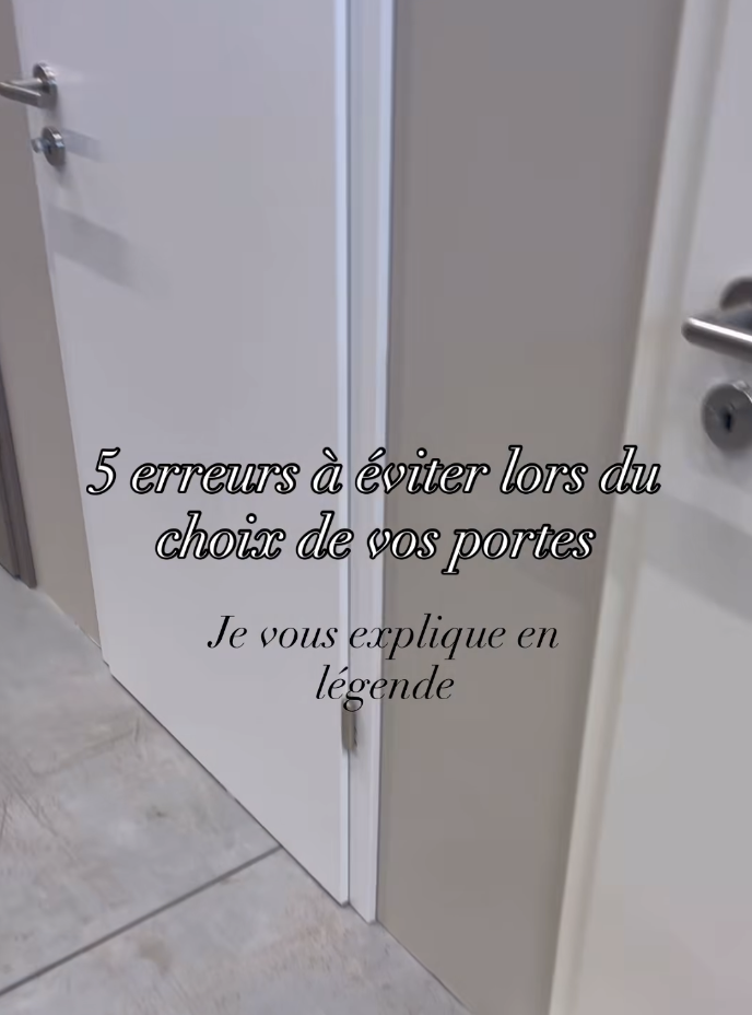 5 erreurs à éviter dans le choix des portes en construction :